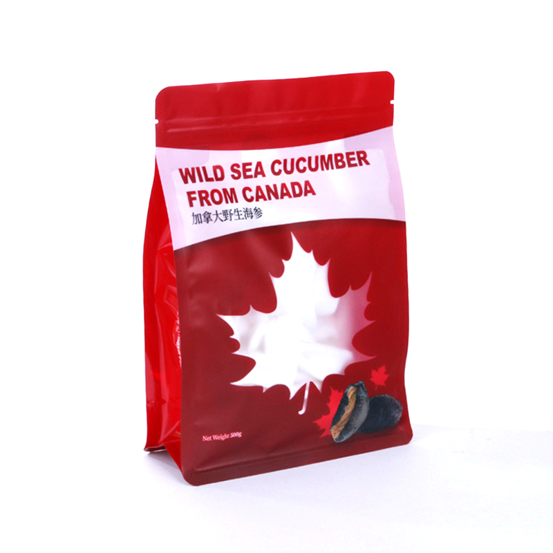 Snacks eight-side seal bag