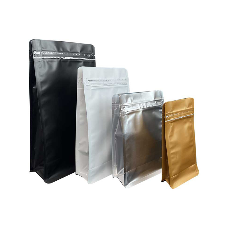 Aluminum-coated eight-side seal bag