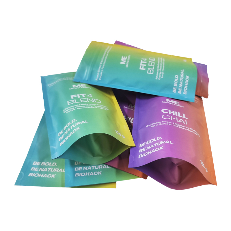 Color printed zipper bag