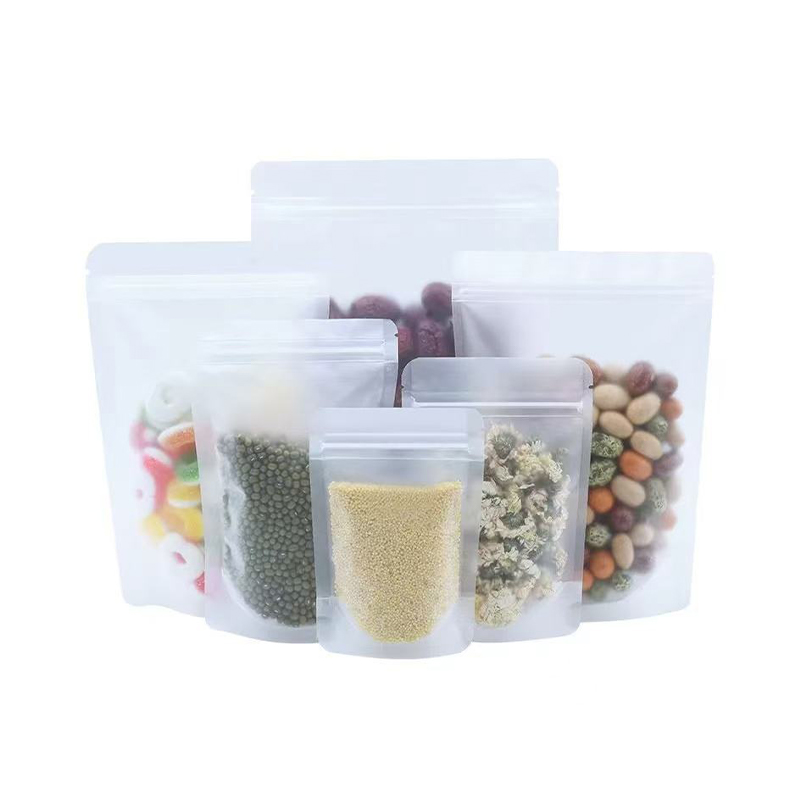 Eco-Friendly Transparent Pouch for Tea & Dried Fruits